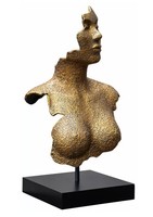 Antique Gold Lady; size  22 x 28 x 50 cm